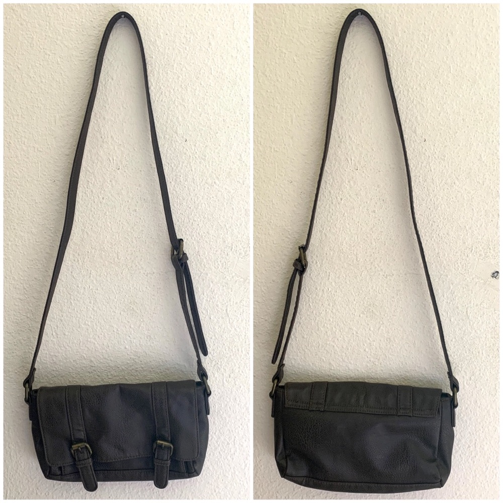 Synthetic Leather Cross Body Bag Purse